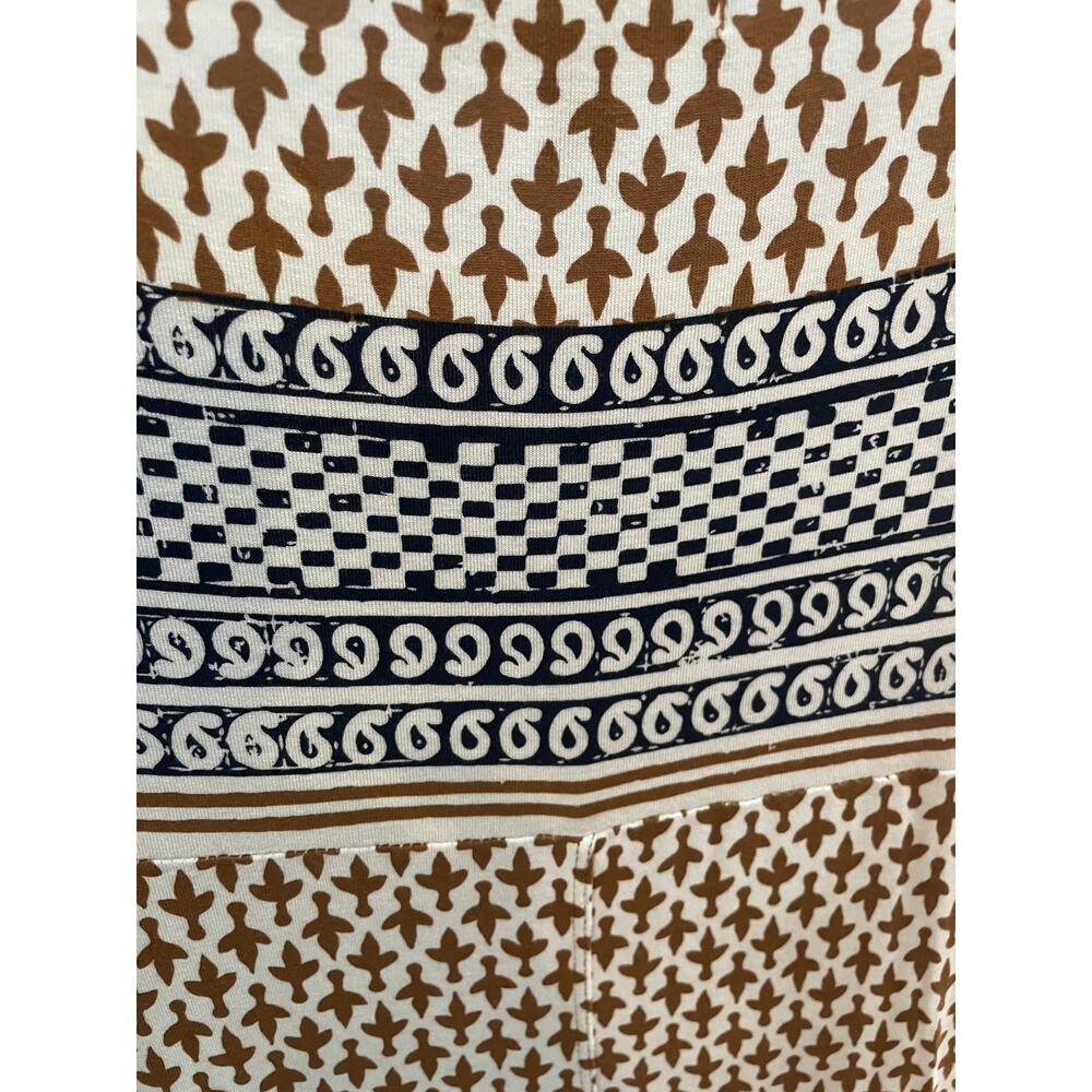 Max Edition Dress, Tan with Navy Blue Accents, Size XL - Picture 3 of 6